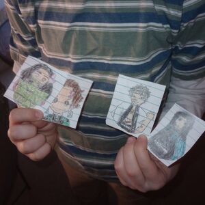 One Custom Hand-Drawn Anime Character animal floral Art artist kids entrepreneur